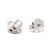 Modern 2.3ctw Sapphire & Diamond Dangle Earrings, 18k White Gold, Length 1 1/8 In. For Sale - Image 3 of 3