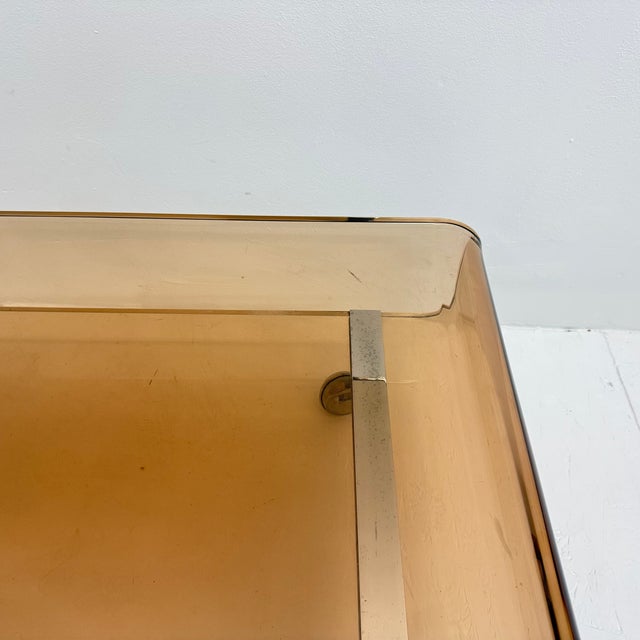 Mid-Century Acrylic Glass Coffee Table by Michel Dumas for Roche Bobois, 1972 For Sale - Image 10 of 18