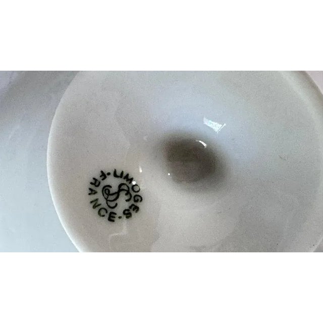 Vintage Porcelain Coffee Cups in White from Limoges France, 1970s, Set of 10 For Sale - Image 10 of 13