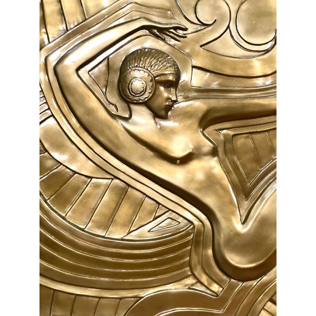 Gilded Wall Relief of Ballets Russes For Sale - Image 6 of 10
