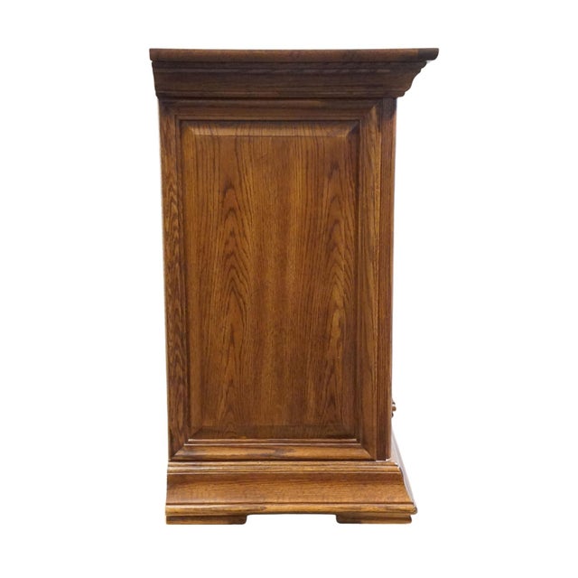 Thomasville Furniture Renaissance Collection Solid Oak 76" Triple Door Dresser 34511-150 For Sale - Image 14 of 15
