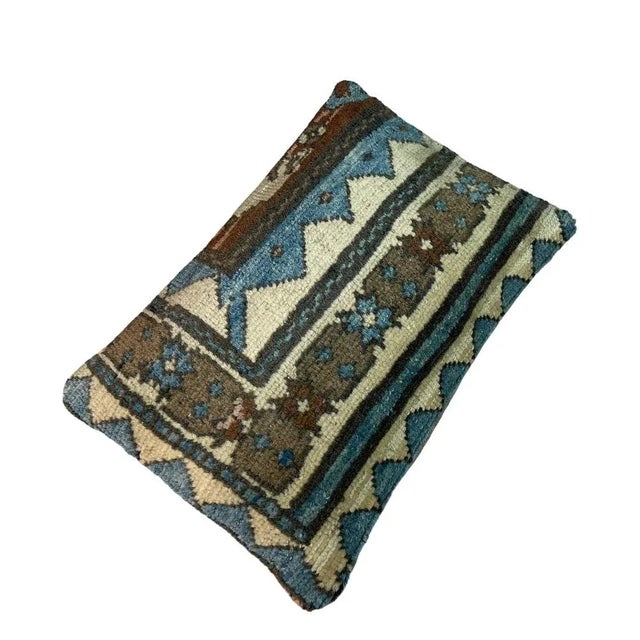 1960s Vintage Turkish Handmade Cushion Cover, 1960s For Sale - Image 5 of 11