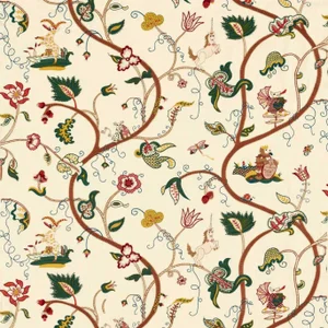 Zoffany Hampton Embroidery Fabric in Tapestry