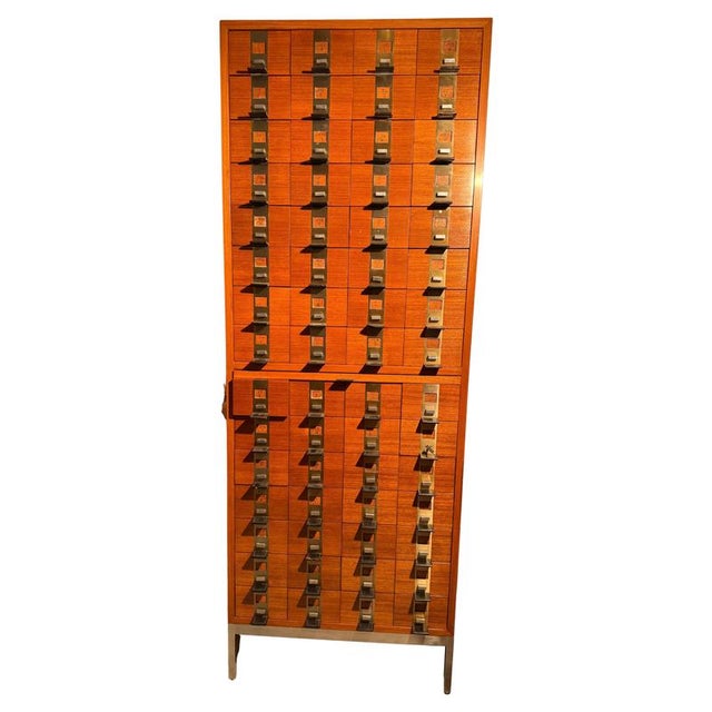 Elegant mid-century chest of drawers designed by Philippe Neerman for De Coene, Belgium. The piece reflects the refined...