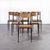 French Black Tapered Leg School Dining Chairs from Mullca, 1950s, Set of 4 For Sale - Image 11 of 17
