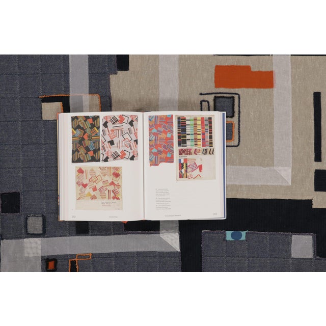 Modern Rug & Kilim’s Contemporary Square Tapestry With Geometric Layout in Neutral Tones For Sale - Image 3 of 10
