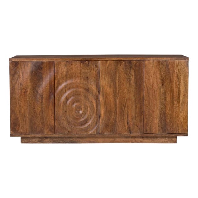 Rathbone Wood Sideboard With Four Doors by Loomlan For Sale