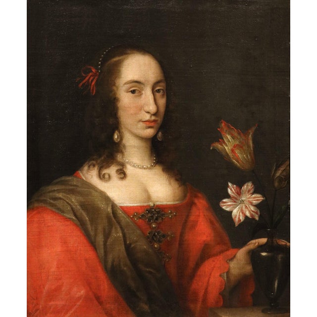 Willem van honthorst (utrecht, 1594 – utrecht, 1666) portrait of louise henriette of orange (the hague, 1627 – cölln,...