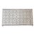 Vintage Handmade Ivory Cotton Filet Crochet Tablecloth – Floral Diamond Pattern – 92" × 45" For Sale