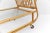 Italian Serving Trolley in Bamboo Rattan and Glass, 1950s For Sale - Image 13 of 17