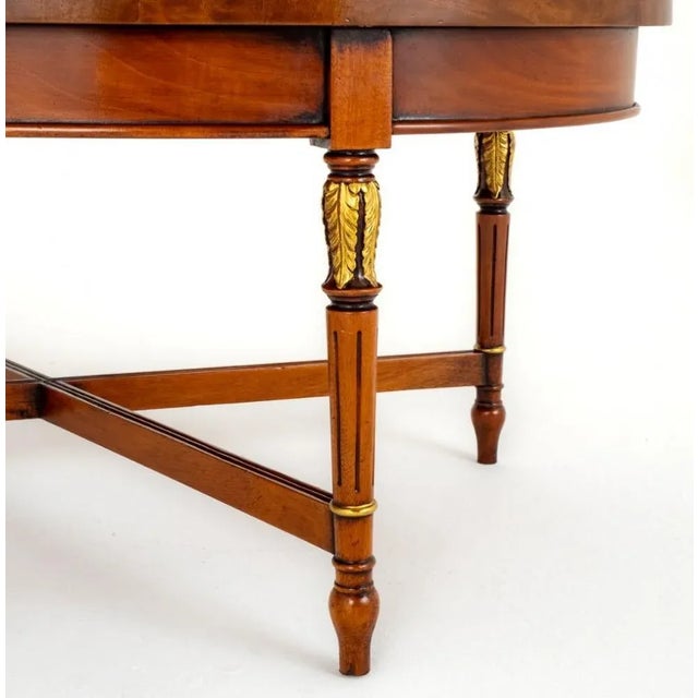 Hollywood Regency Regency Coffee Tables in Walnut, 1920s, Set of 2 For Sale - Image 3 of 4