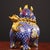 Vintage Chinese Gilt Cloisonné Mythical Beast Incense Burner (Luduan) - 2560g For Sale - Image 9 of 9