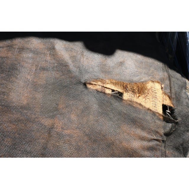 Antique Set of French Tapestry Gild Carved Gold Wood Arm Chairs Chairs & Sofa For Sale - Image 18 of 18