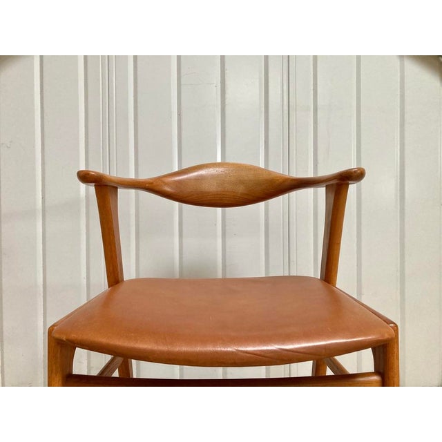 Høng Stolefabrik Danish Model 49 Teak Chair by Erik Kirkegaard for Høng Stolefabrik, 1950s For Sale - Image 4 of 13