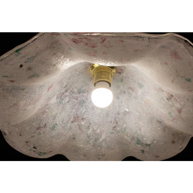 Vintage Multicolor Millefiori Murano Glass Pendant For Sale - Image 4 of 12