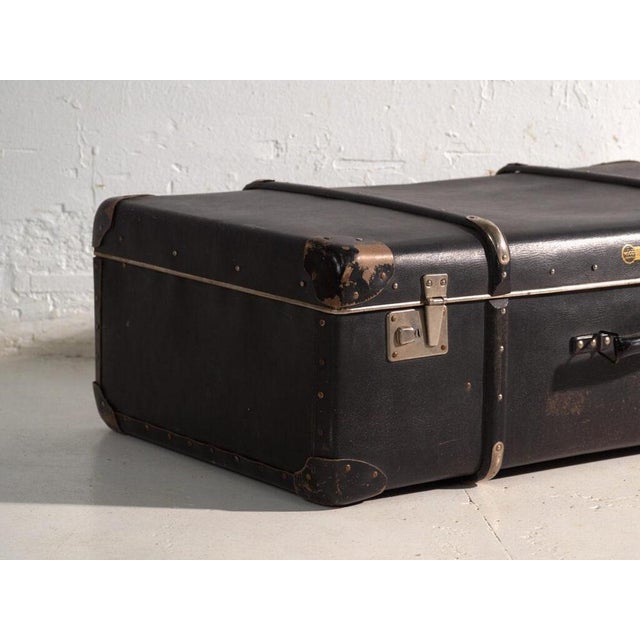 Vintage Travel Trunk in Vulcanised Fibre from Wico, Germany, 1930 For Sale - Image 4 of 13