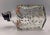 An exquisite European hand-painted glass flagon from the late Baroque to early Rococo period. This elegant octagonal clear...