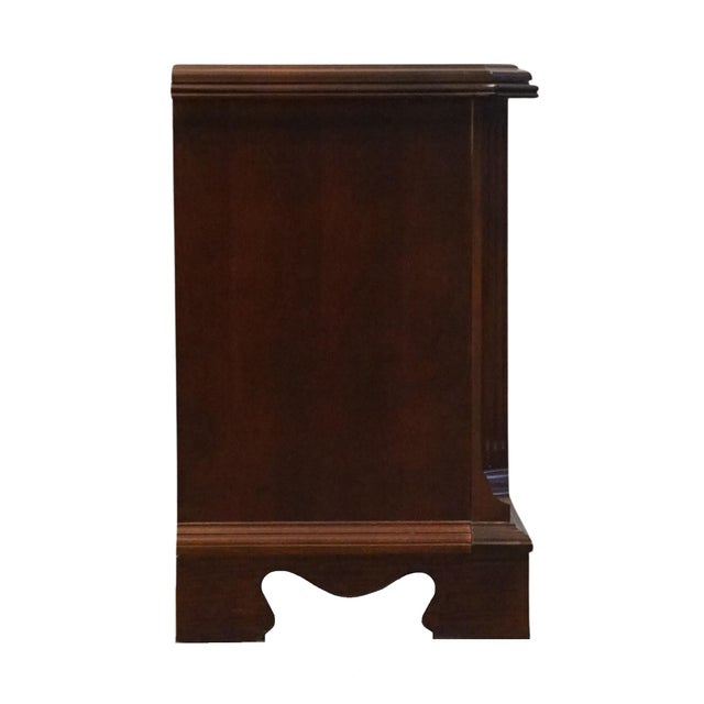 Bassett Furniture Eden House Collection Solid Cherry Traditional Style 26" Two Drawer Nightstand 2083-0270 For Sale - Image 11 of 12