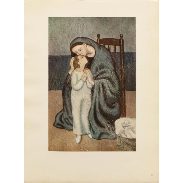1948 After Pablo Picasso "Maternity", First Edition Period Parisian Lithograph, C. O. A. For Sale - Image 9 of 10