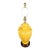 Wildwood Yellow Ribbed & Handled Pottery Urn Table Lamp For Sale