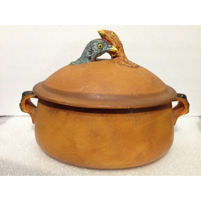 Pillivuyt Pheasant Chicken Covered Tureen Casserole, France For Sale - Image 9 of 9