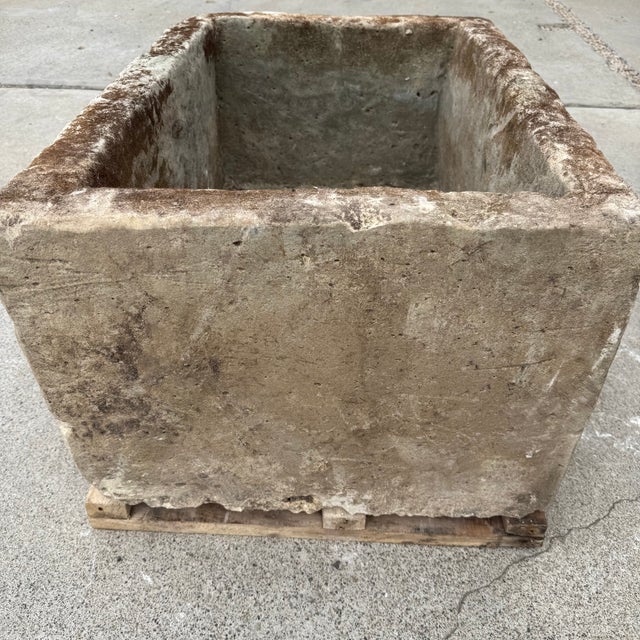 Stone Antique Limestone Trough 51626b 35"w For Sale - Image 7 of 7