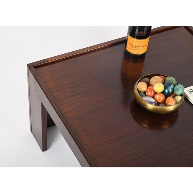 Square Coffee Table attributed to Afra and Tobia Scarpa for Cassina, Italy, 1965 For Sale - Image 6 of 18