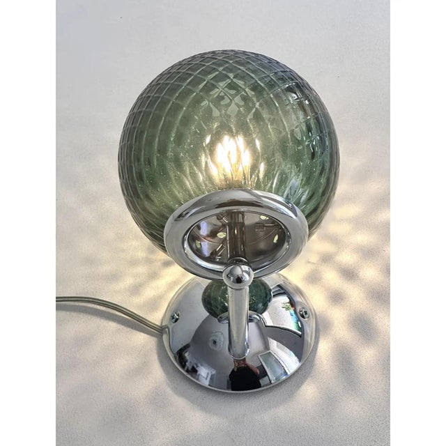 Green Ballotton Murano Glass Wall Sconces by Simoeng, Set of 2 For Sale - Image 4 of 7