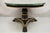 Late 20th Century Maitland Smith French Empire Green Greek Key Sunburst Round Dining Center Table For Sale - Image 12 of 12