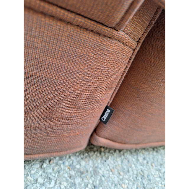 Textile Model 932 MB1 Quartet Armchair in Orange Fabric by Mario Bellini for Cassina, 2010s For Sale - Image 7 of 10