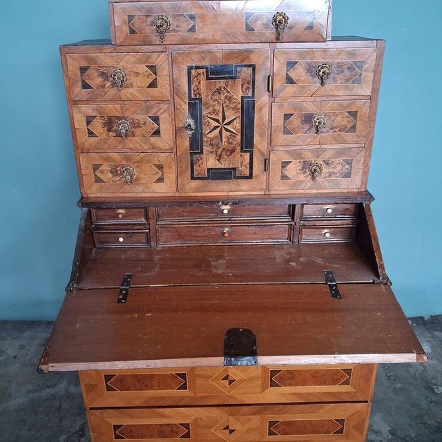 Antique Secretaire in Wood For Sale - Image 12 of 18
