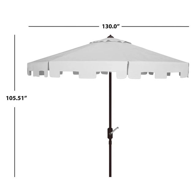 Contemporary Zimmerman 11 Ft Market Umbrella - White For Sale - Image 3 of 4