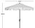 Contemporary Zimmerman 11 Ft Market Umbrella - White For Sale - Image 3 of 4