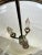 French Regency Style Bell Jar Pendant With Seeded Glass and Acanthus Leaf Bronze For Sale - Image 12 of 13
