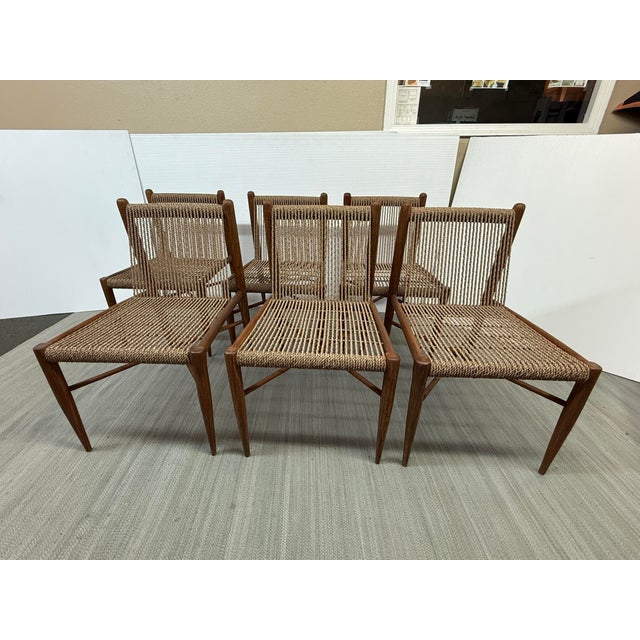 Design Plus Gallery presetns a Set of Six Montauk Dining Chairs. The chairs offer more than just a place to sit; it's a...