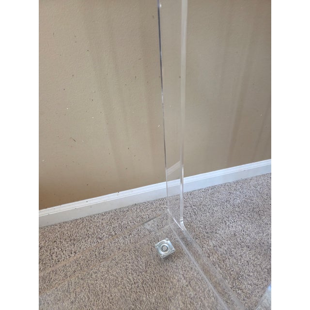 Chelsea House Lucite Bar Cart, Attributed For Sale In Indianapolis - Image 6 of 13