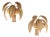 Palm Rattan Wall Sconces, Set of 2 For Sale