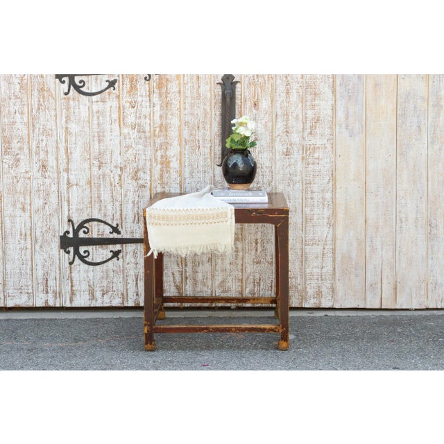 Brown 18th Century Ming Elm Square Table For Sale - Image 8 of 9