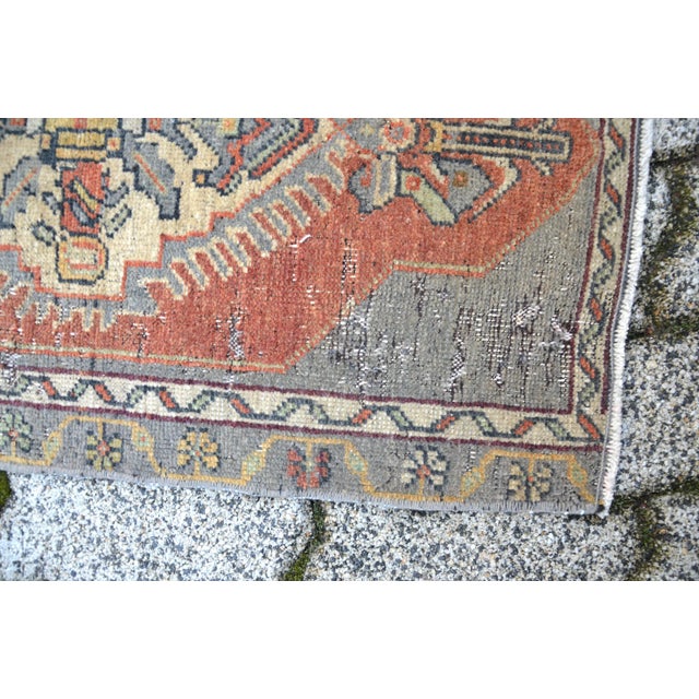 Tribal 1960s Vintage Hand-knotted Rug For Sale - Image 3 of 6