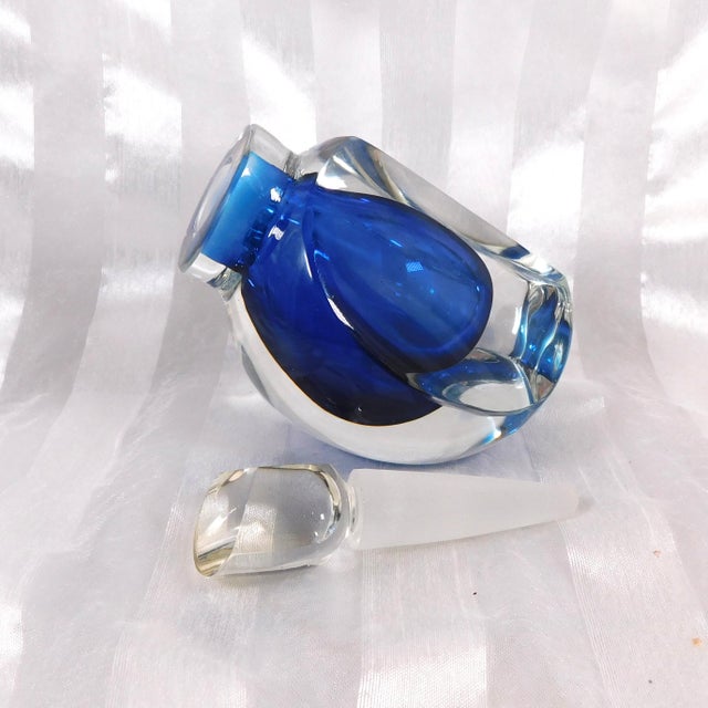 1970s Goran Ward Kosta Boda Limited Edition Signed Numbered Perfume Bottle For Sale - Image 4 of 8