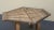 19th Century Primitive Polygonal Indian Bullock Ox Cart Dining Table With Metal Braces and Strappings For Sale - Image 12 of 13
