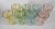 This vintage set of Hazel Atlas glasses features a mid-century modern starburst pattern in four pastel colors. (Two...