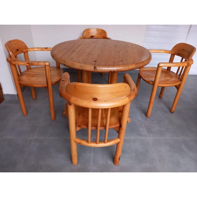Dining Table and Chairs, Denmark, 1980s, Set of 5 For Sale - Image 11 of 11