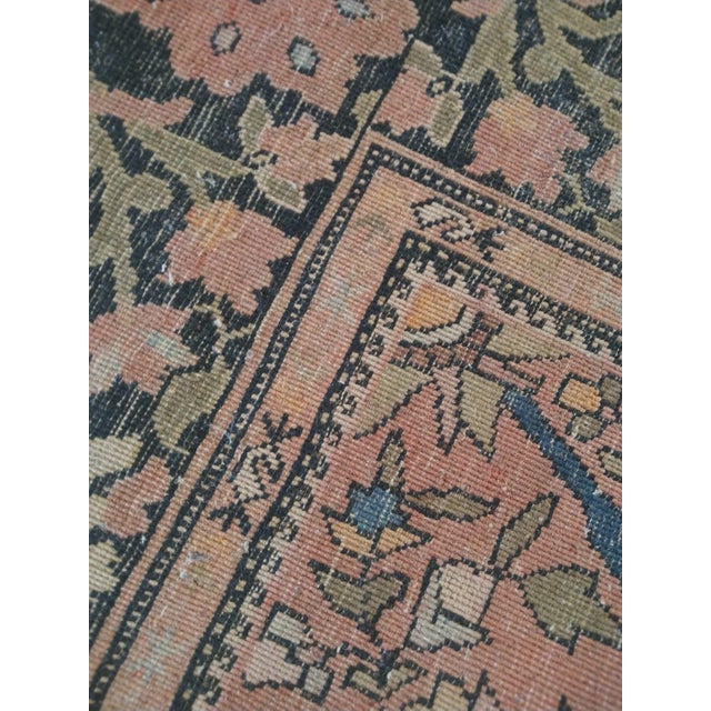 Beige Antique Persian Sarouk Ferahan , 3'4" X 4'9" For Sale - Image 8 of 10