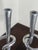 Large Knot-Shaped Aluminum Candlesticks, Italy, 1970, Set of 2 For Sale - Image 6 of 17