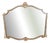 Large Vintage Mirror with Gold Gilt Frame, 1960 For Sale