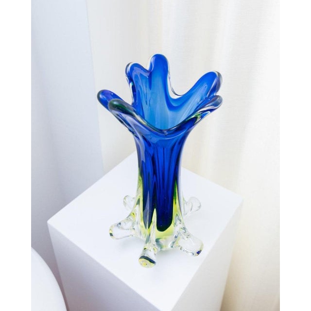 Glass Vase from Fratelli Toso, Italy, 1970s For Sale - Image 4 of 11