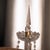 1940s Girandole Table Lamp or Candelabra. 1940's Original Czechoslovakian Crystals With Bulbous Base, Rewired For Sale - Image 5 of 9