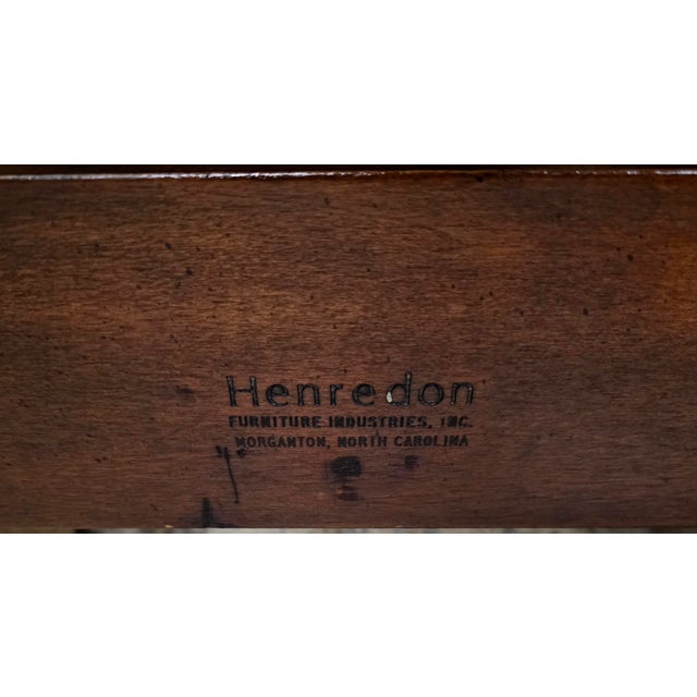 Henredon Vintage Henridon Furniture King Size Chinoiserie Headboard For Sale - Image 4 of 6