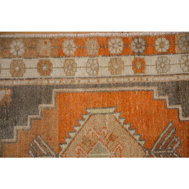 Vintage Distressed Oushak Rug - 2'4" x 3'7" For Sale In New York - Image 6 of 9